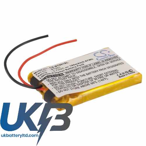 GLOBALSAT BT 001 Bluetooth GPS Compatible Replacement Battery
