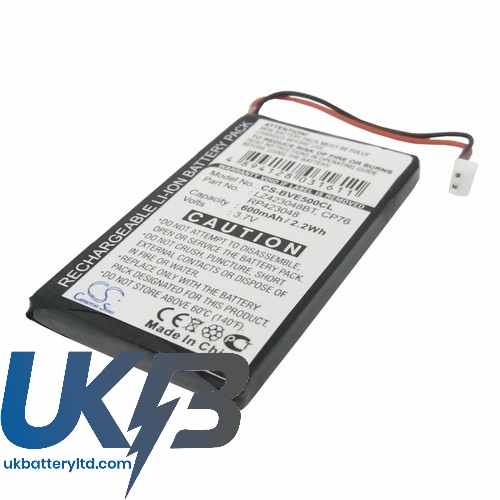 BTI CP76 LZ423048 LZ423048BT Verve 500 Black Red Compatible Replacement Battery