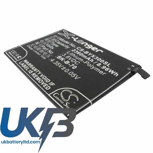 BBK xShotX3L Compatible Replacement Battery