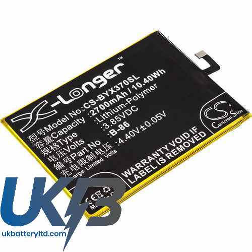 BBK Y37L Compatible Replacement Battery