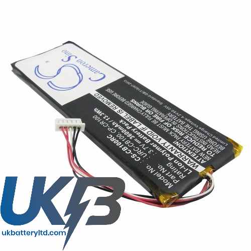 Sonos CP-CR100 URC-CB100 Controller CB100 CR100 Compatible Replacement Battery