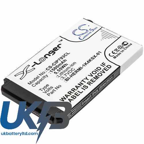 Cisco 7926G Compatible Replacement Battery