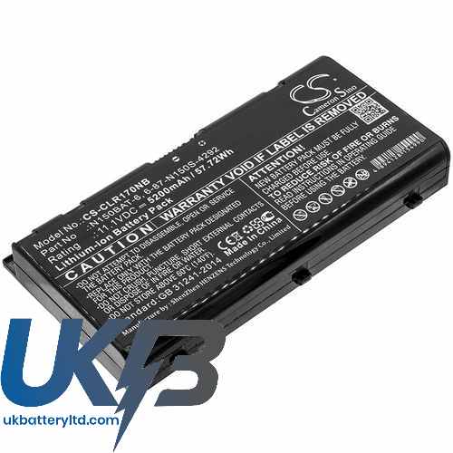 CLEVO 6-87-N150S-4292 Compatible Replacement Battery