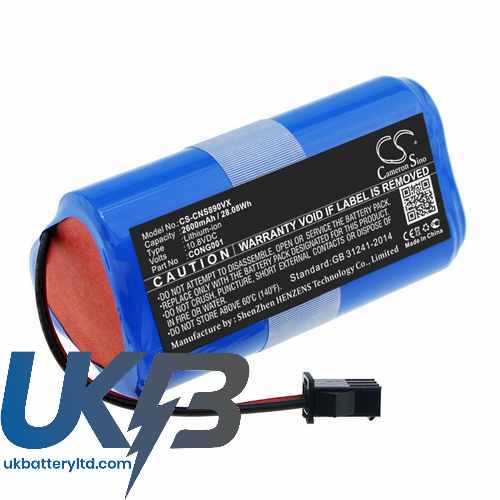 CECOTEC CONGA Slim 890 Compatible Replacement Battery