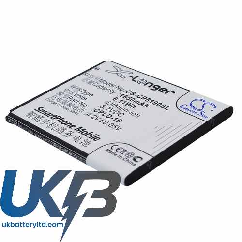 Coolpad CPLD-16 8190 8190Q Compatible Replacement Battery
