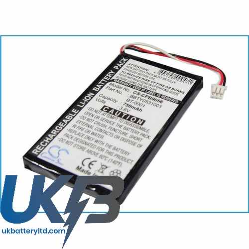 Uniden BBTY0531001 BT-0001 DCX770 DMX776 DMX778 Compatible Replacement Battery