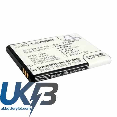 Coolpad CPLD-04 5880 Compatible Replacement Battery