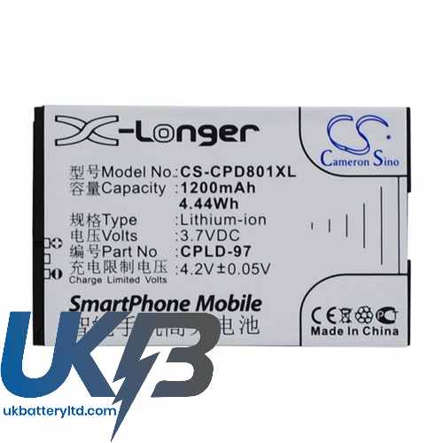 Coolpad CPLD-97 8010 Compatible Replacement Battery