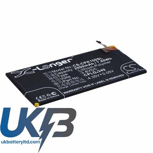 Coolpad CPLD-349 ivvi K1 K1-NT Compatible Replacement Battery
