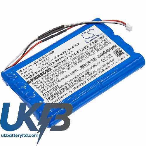 Baxter Healthcare Moniteur Duxeo BX10 Compatible Replacement Battery