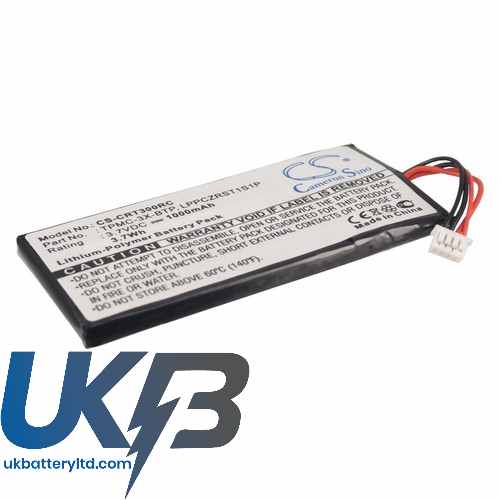 Crestron LPPCZRST1S1P TPMC-3X-BTP MTX-3 Prodigy PTX3 Compatible Replacement Battery