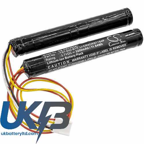 Crestron LI-CRXCRST1S4P Compatible Replacement Battery