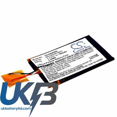 Creative BAC0603R79921 Zen Wav Compatible Replacement Battery