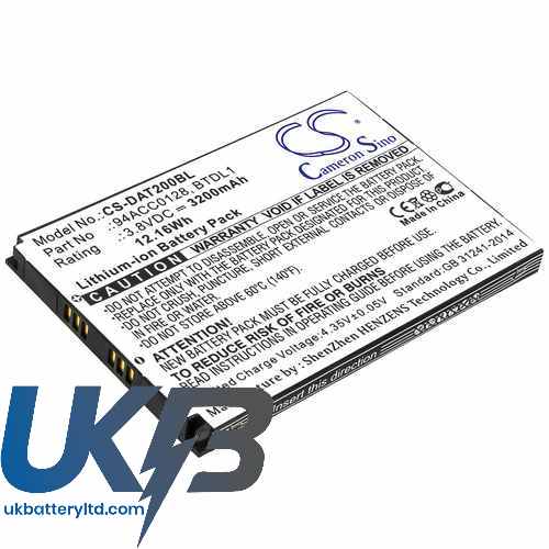 Datalogic 94ACC0128 Compatible Replacement Battery