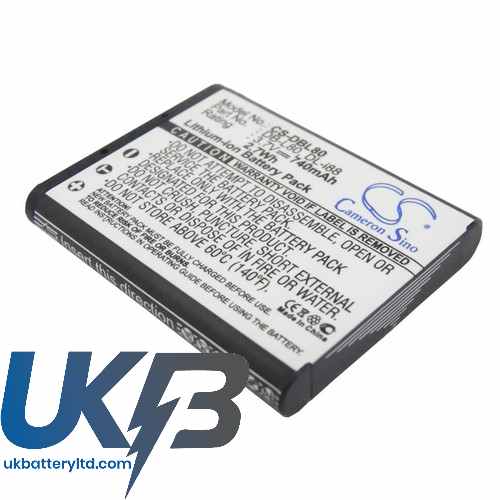 SANYO VPC GH1 Compatible Replacement Battery