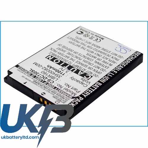 Dopod 35H00082-00M LIBR160 C500 C730 C730W Compatible Replacement Battery