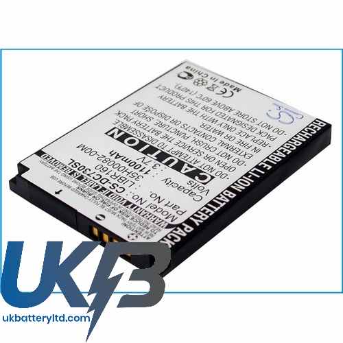 O2 LIBR160 Compatible Replacement Battery