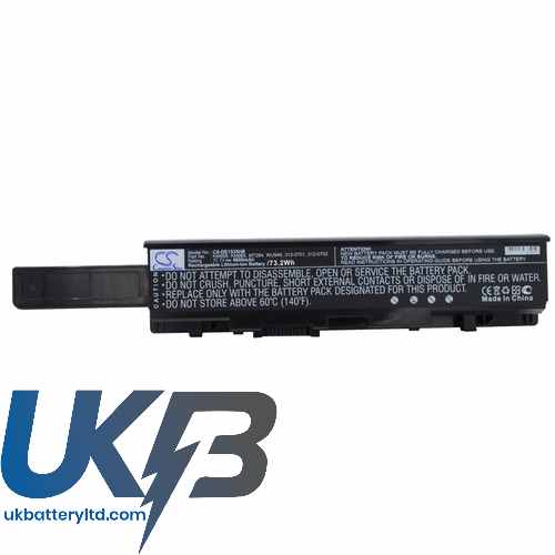 DELL 312-0701 312-0702 KM904 Studio 1535 1536 1537 Compatible Replacement Battery