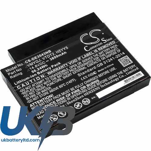 DELL VMYGJ Compatible Replacement Battery