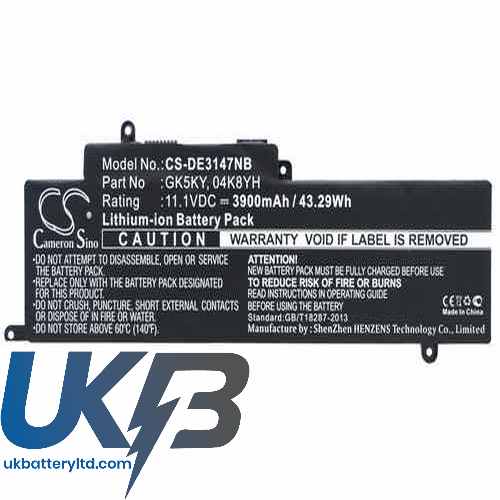 DELL 4K8YH Compatible Replacement Battery