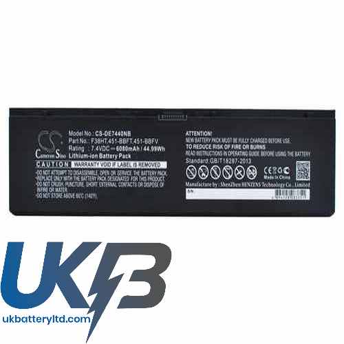 DELL F38HT Compatible Replacement Battery