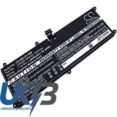 DELL Latitude 11 5179 Tablet Compatible Replacement Battery