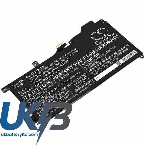 DELL Latitude 7200 2-in-1 Compatible Replacement Battery