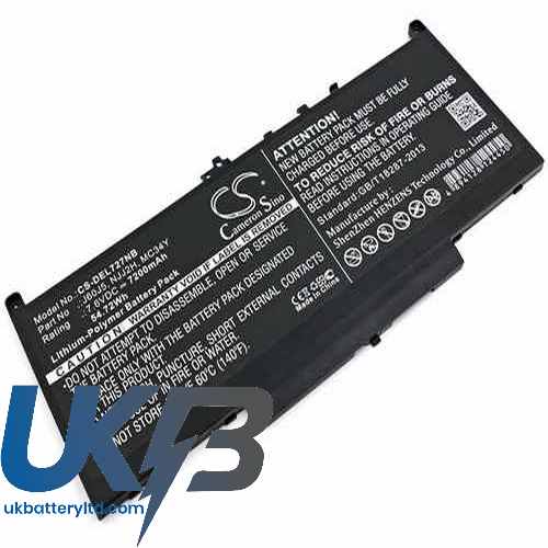 DELL Latitude 14 E7470(N019L7470178 Compatible Replacement Battery