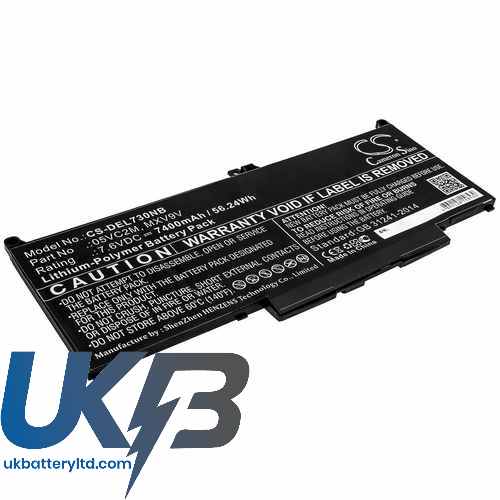 DELL Latitude 7400-8N6DH Compatible Replacement Battery