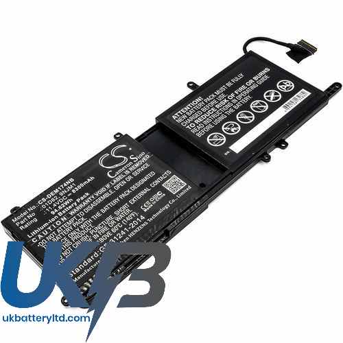 DELL Alienware 17 ALW17C-D3736S Compatible Replacement Battery