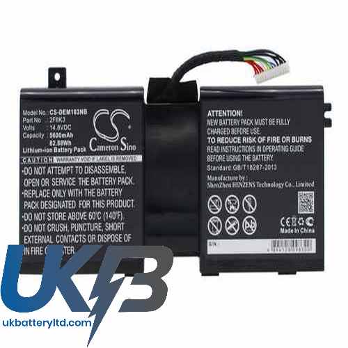 DELL Alienware 1 Compatible Replacement Battery