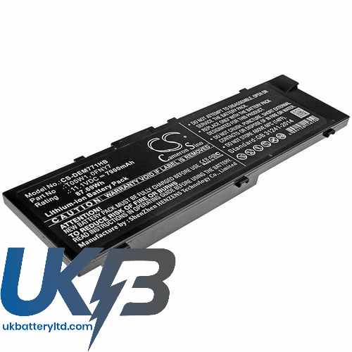 DELL RDYCT Compatible Replacement Battery