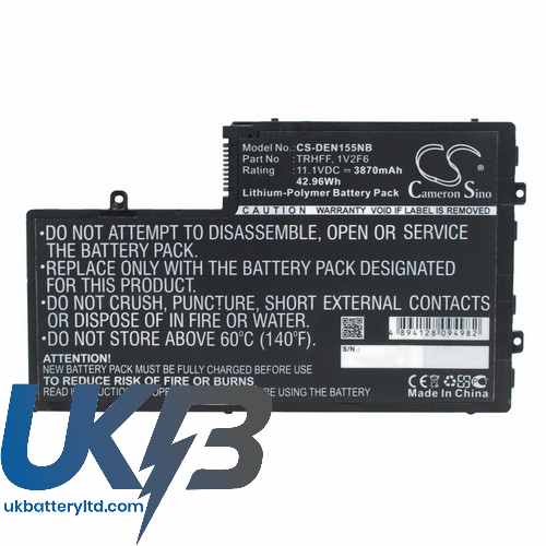 DELL 0DFVYN Compatible Replacement Battery