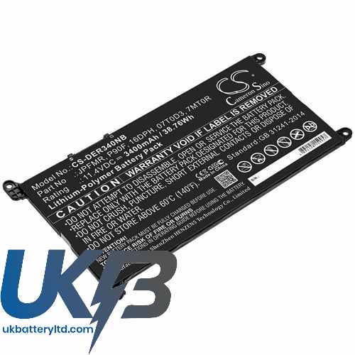 DELL P90F Compatible Replacement Battery