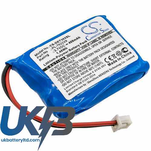 Educator ET-300Transmitter Compatible Replacement Battery