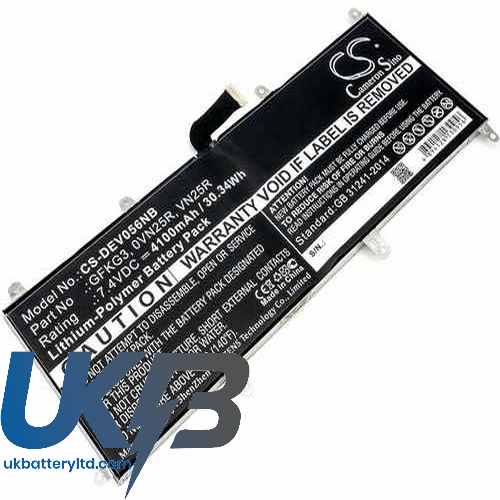 DELL Venue 10 Pro Compatible Replacement Battery