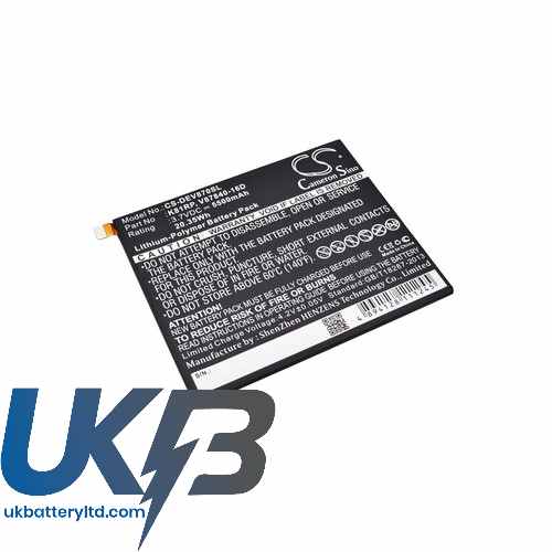 DELL Venue 87000 Compatible Replacement Battery