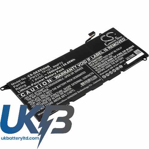 DELL 0RNP72 Compatible Replacement Battery