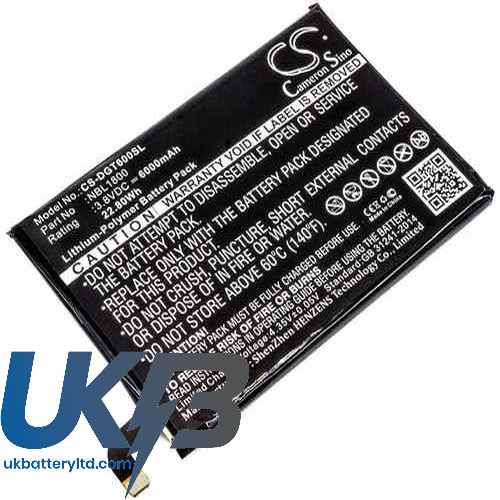 Doogee NBL1800 Compatible Replacement Battery