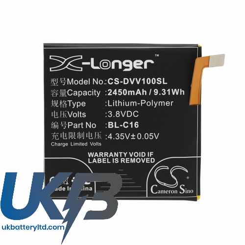 DOOV BL-C16 V1 Compatible Replacement Battery