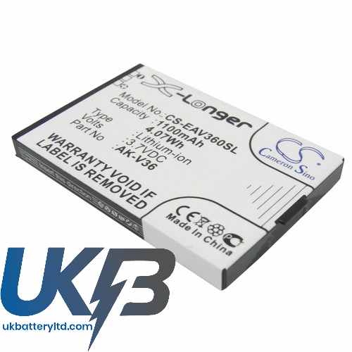 EMPORIA AK V36 Compatible Replacement Battery