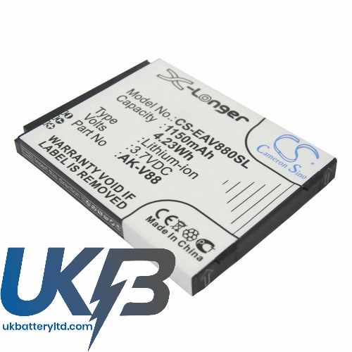 EMPORIA V88 Compatible Replacement Battery