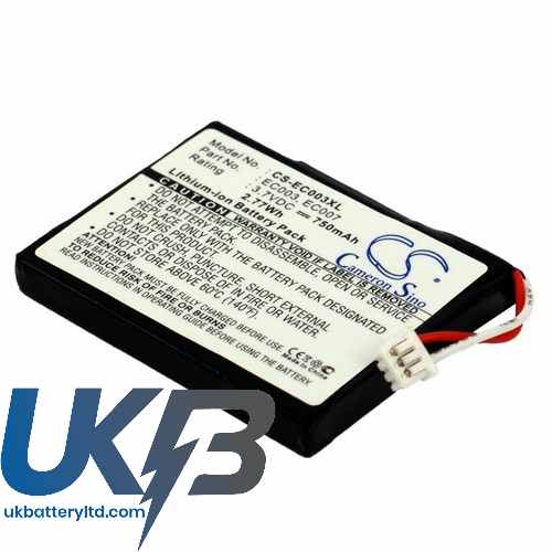UK Battery For Apple IPOD Mini 4GB IPOD Mini 6GB EC003 EC007 3.7V