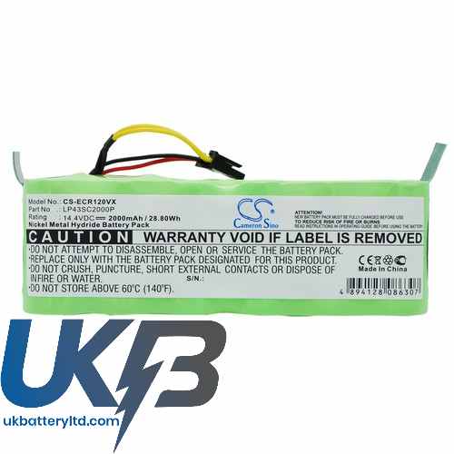 ECOVACS Deebot CR120 Compatible Replacement Battery
