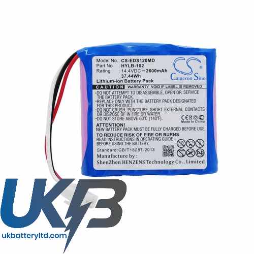 EDAN SE 300G Compatible Replacement Battery