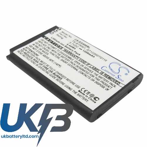 TOSHIBA G71C0007Q110 Compatible Replacement Battery