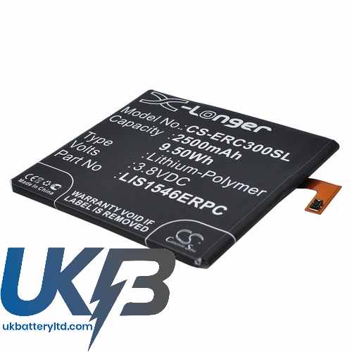 SONY ERICSSON Xperia C3LTE Compatible Replacement Battery