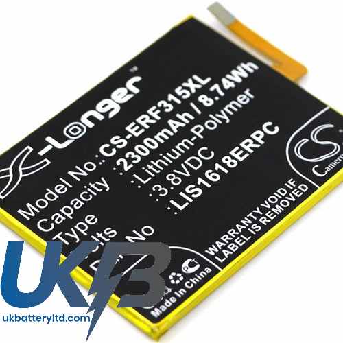 SONY LIS1618ERPC Compatible Replacement Battery
