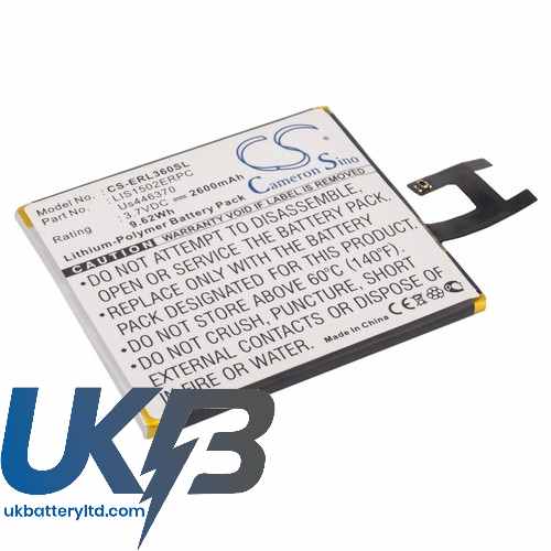 Sony Ericsson 1264-7064 LIS1502ERPC US446370 C2304 C2305 C6602 Compatible Replacement Battery