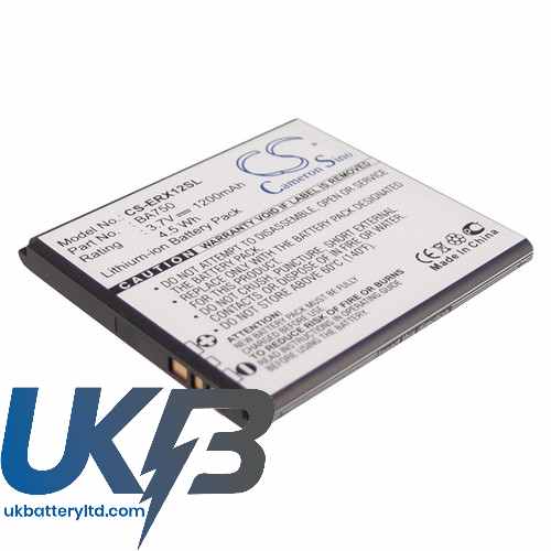 Sony Ericsson BA750 acro Anzu IS11S Compatible Replacement Battery